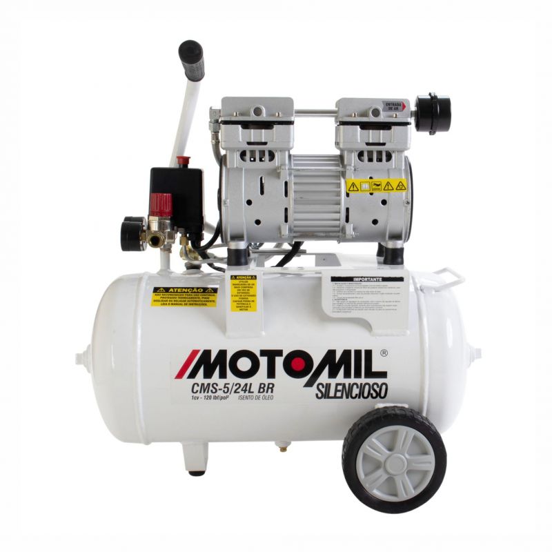 COMPRESSOR SILENCIOSO ISENTO DE ÓLEO - CMS 5,0/24BR