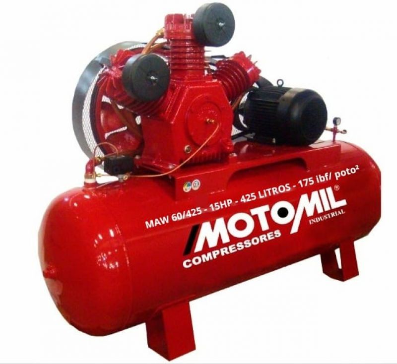 Compressor de Ar - MAW-60/425 - 425 LITROS 15HP IP-21 175 ibf / poto??