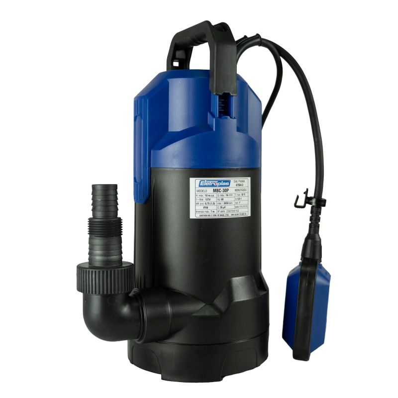 MBC-30P - MOTOBOMBA SUBMERSÍVEL ÁGUA LIMPA 1,0CV