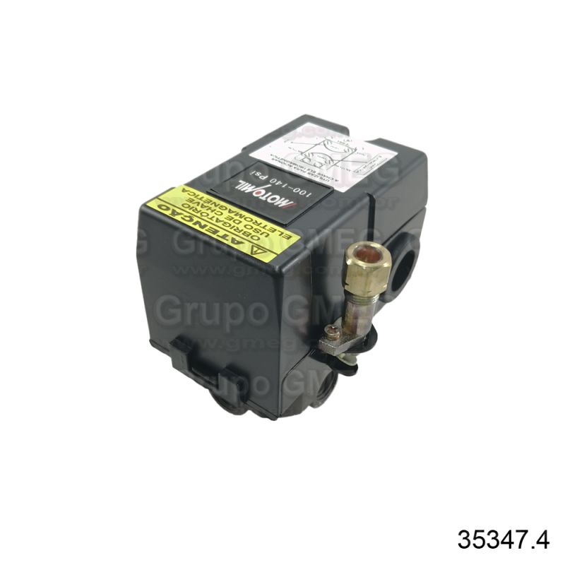 PRESSOSTATO | AUTOMATICO 80/120lbf 4 VIAS C/ALAVANCA